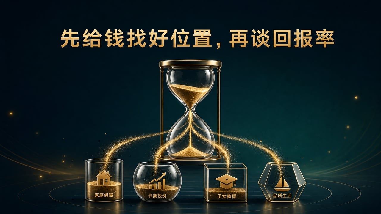 先给钱找好位置，再谈回报率