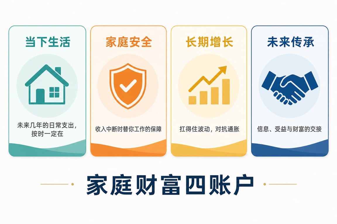 家庭财富四账户