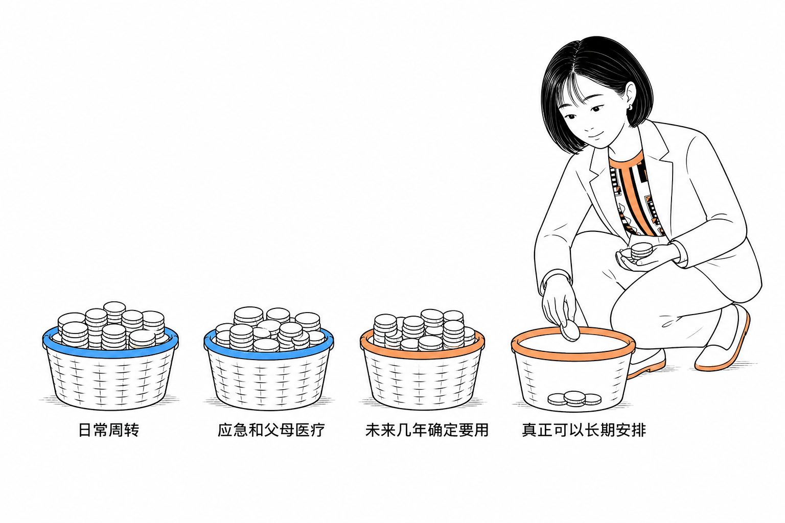 家里的四个篮子