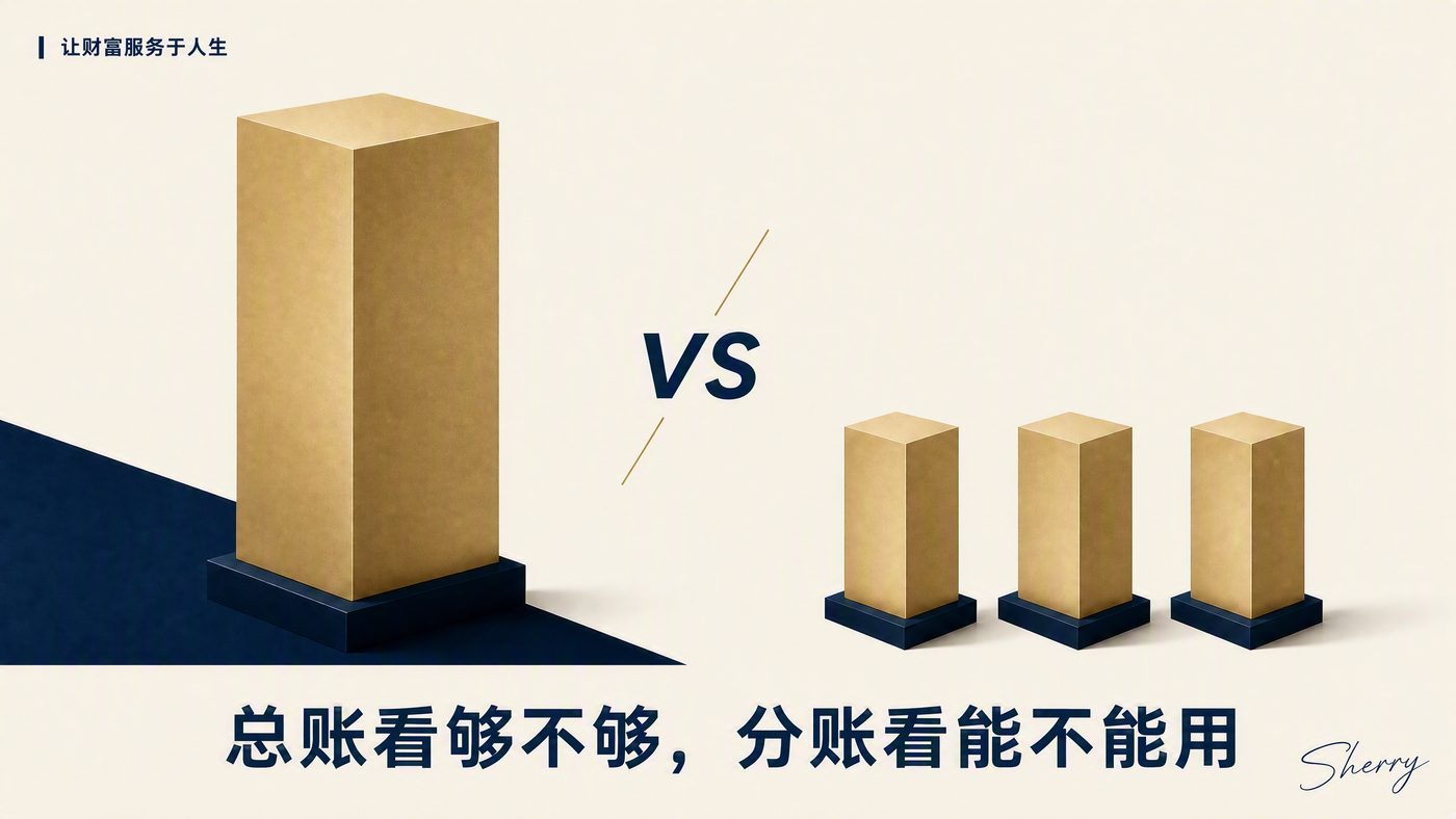 总账看够不够，分账看能不能用
